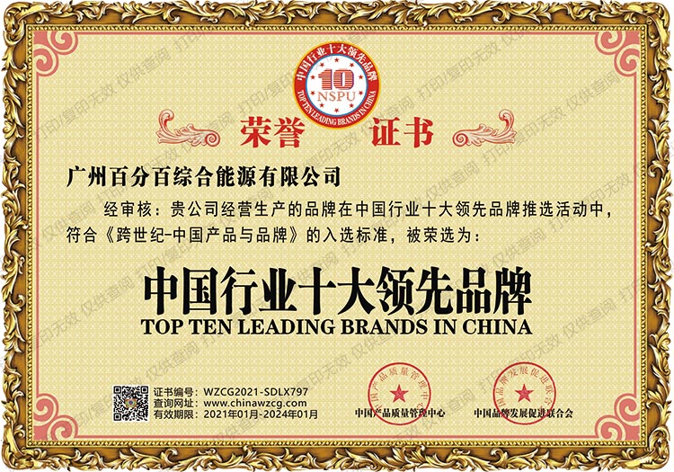 中國行業十大領先品牌