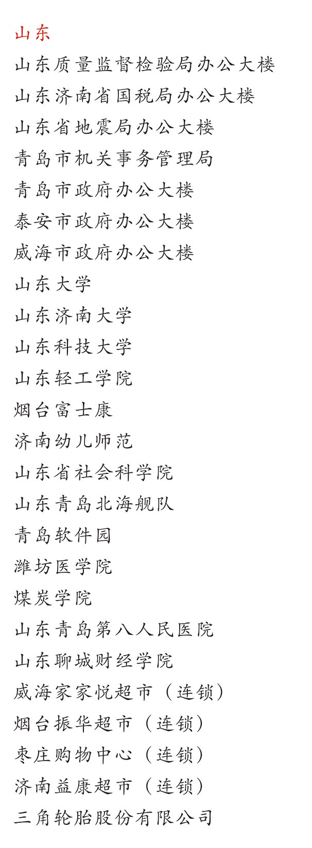 山東大學中小學校園單位LED護眼教室燈/LED黑板燈/節能燈改造案例